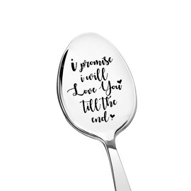 Boyfriend Birthday Gifts for Wife Husband Coffee Spoon Gift for Husband Girlfriend Valentines Day Gifts for Her Him Wife Boyfriend I Love You Gifts for Fiance Girlfriend Boyfriend Fiancee Tea Spoon