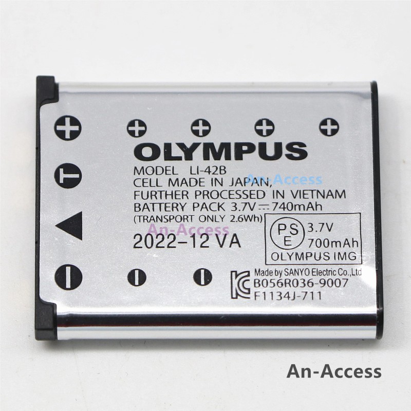 For Olympus 2Pcs original Olympus Li-42B Battery For X800 FE-200