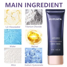 KUIRUNRX KUIRUNRX? Tattoo Cover-Up Makeup, Tattoo Cover-Up Makeup, Waterproof Leg Makeup, Body Makeup, Waterproof Foundation for Arms and Legs Scars, 74 ml