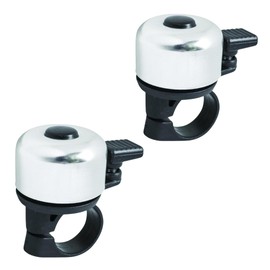 PARENCE.- Set di 2 campanelli per biciclette classiche - Cicalino universale - 2 pezzi, colore casuale