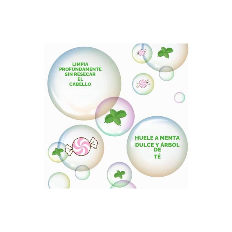 OGX, Shampoo Extra Fuerte de Tea Tree y Menta, 385