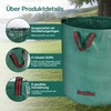 QOEOTUY Stabi Garden Sack 3 x 120 L Garden Waste