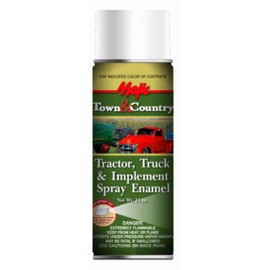 Majic Town & Country Tractor, Truck & Implement Enamel Spray Paint, Gloss White, 12 oz. - Pack of (12)