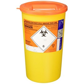 St John Ambulance F78022 Sharps Disposal Bin, 5 L