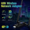 USB 3.0 WiFi6E AX5400M WiFi Adapter 802.11AX Triple Band 6GHz