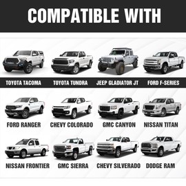 YZONA Universal Truck Bed Ladder Rack, Non-Drilling, 900 LBS Load Capacity, Fit Most Truck Bed Ranging from 46" to 71" Wide, Extendable Heavy Duty Steel Cargo Rack for Kayak, Surfboard, Lumber, Ladder