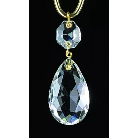 American De Rosa Lamparts 25MM CRYSTAL ALMOND BRASS PIN Y609 / 1013509