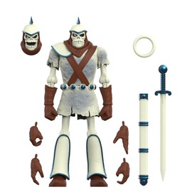Super7 Dungeons and Dragons ULTIMATES! Dekkion The Skeleton Warrior (Glow) Action Figure