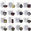 16 Pack Pendant Mold Earring Mold Rectangle Mold Pendant Resin