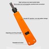 Double Blade Network Wire Cable Punch Down Tool Rotatable Portable