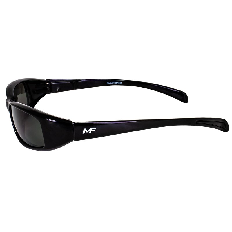 MF Eyewear 2 Pairs of Bad Attitude Cool Wraparound Motorcycle