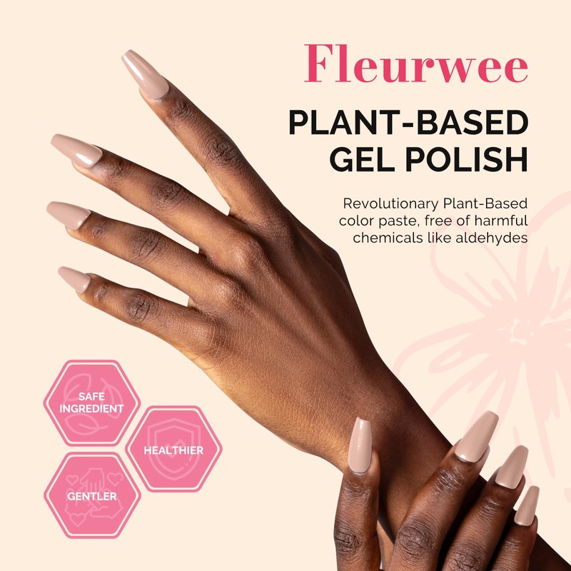 MelodySusie MelodySusie Fleurwee Plant Based Gel Nail Polish, Hema Free