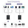 OQIMAX Bluetooth 5.2 Transmitter Receiver 2-in-1 Wireless Bluetooth Adapter Airplane