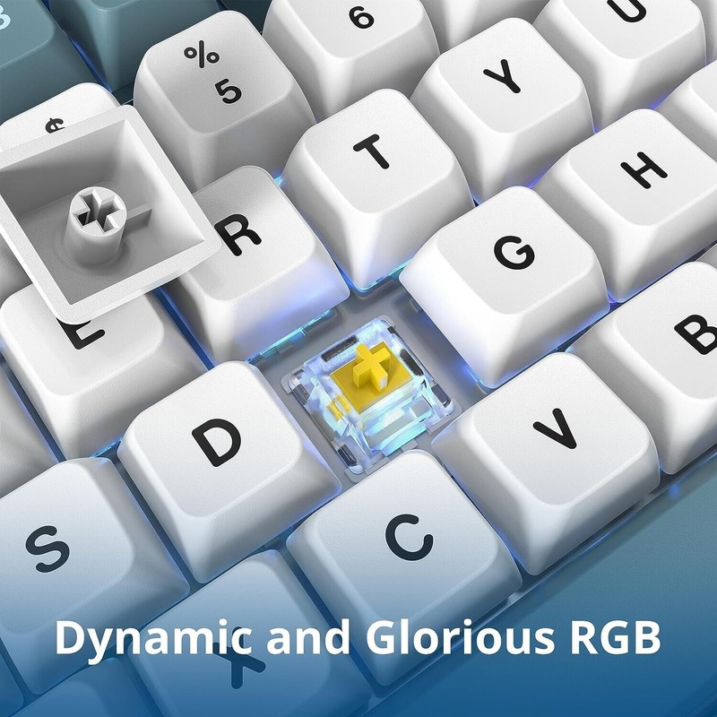 Montech MKey Mechanical Gaming Keyboard Gateron G Pro 2.0 Yellow