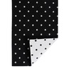 DII Polka Dot Kitchen Collection, Table Runner, 14x72, Black/White Reversible
