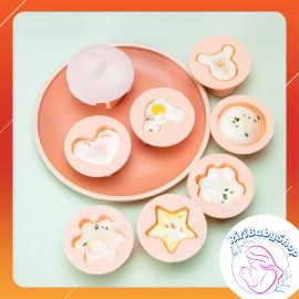 Unbranded Silicone mold for steaming eggs, baking cakes, and preparing baby food with lid - STYLE 6
