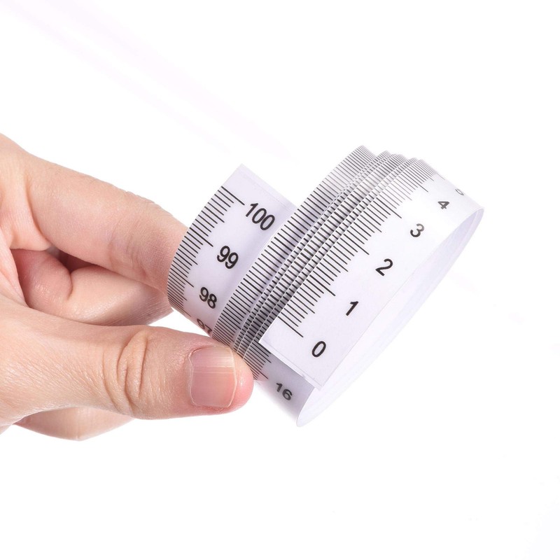 uxcell Adhesive Backed Tape Measure 100cm Vertical Read Measuring Tape