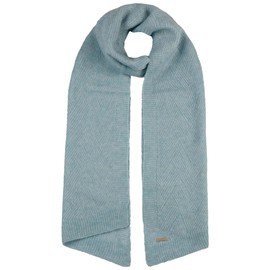 Seeberger Ricarda Scarf with Alpaca Wool Women's Scarf Winter Scarf Wool Scarf Knitted Scarf, lightblue