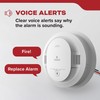 Kidde Hardwired Smoke Detector, 10-Year Battery Backup, Voice Alerts, Interconnectable,