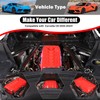Suetlcoity for Corvette C8 Engine Cover Trim Compatible with Corvette
