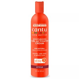 Undisclosed Cantu Shea Butter Moisturizing Volumizing Curl Activator Hair Styling Cream, 12