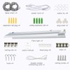 SZHLUX LED Grow Light 2FT Full Spectrum 2 Pack 80W