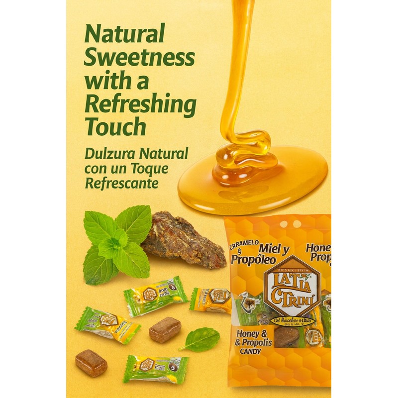 Tía Trini – Honey & Propolis Candy with Mint –