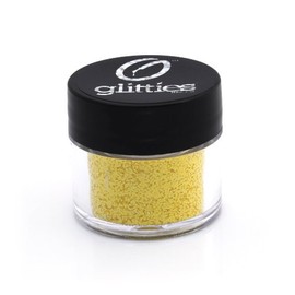 GLITTIES - Daffodil - (.015") - Vibrant Yellow Opaque Matte Hexagon Glitter - Cosmetic Grade - Solvent Resistant Nail Glitter for Gel, Acrylic, Nail Polish, Nail Art Supplies - USA - (10 Grams)