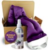 Victoria's Lavender Microwavable Aromatherapy Neck Wrap with Lavender Buds and