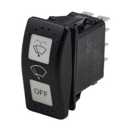 Meckparts Windshield Wiper Control Switch 710004941 Compatible with Can-Am Defender Maverick X3 2016-2023 Defender HD10 HD8 7 Pin (ON)-ON-Off