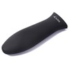 Crucible Cookware Silicone Hot Handle Holders (Large, Black)