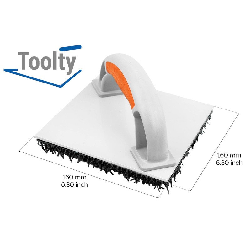 Toolty PVC Decorative Stippling Texturing Brush - Rubber Handle -