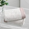 sense gnosis Beige Ribbed Striped Hand Towels Soft Absorbent Face