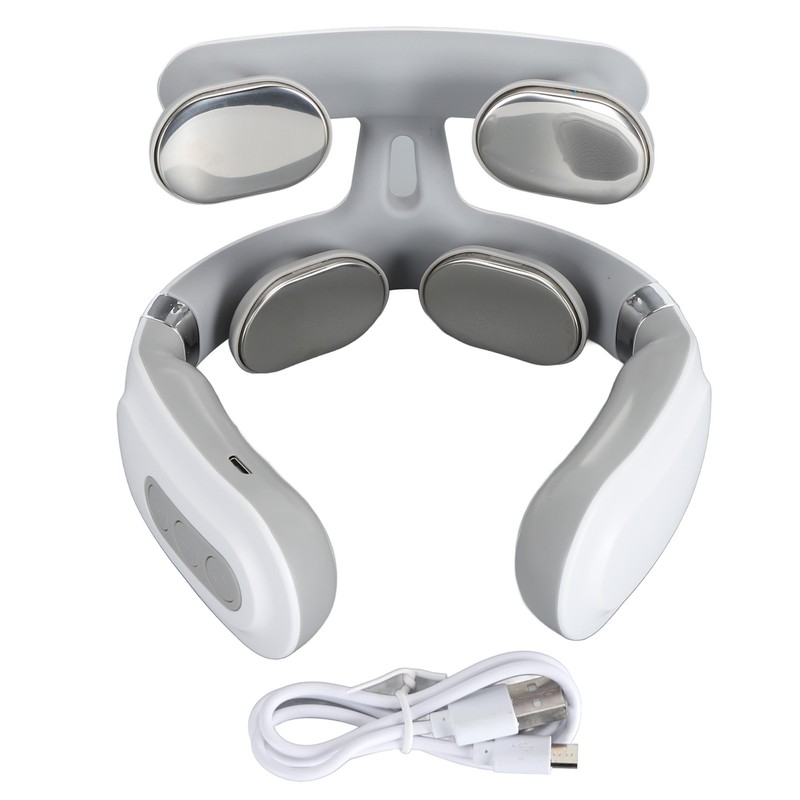 Electric Pulse Heating Neck Massager with 4D Floating Heads 3