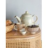 Bloomingville Maple 82058612 Teapot Stoneware in Blue with a Volume