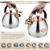 Tea Kettle Stovetop Whistling Kettle Teapot, 3Quart Tea Pot Stainless
