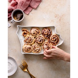 FIFTY UNITED PLATES Iowa Shaped Baking Dish Serving Platter or Decorative Tray Charming Porcelain Bakeware Oven Microwave and Dishwasher Safe