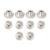 uxcell Knurled Thumb Nuts, M3 Round Knobs with, Nickel Plating,