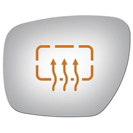 Flat Driver Heated Side Mirror Replacement Glass for 2007-2009 MAZDA CX-9