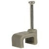 Cable-Core Flat cable clips 100 Pack for 1mm twin & earth Grey