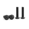 ANSIEDIO M4 Hex Socket Button Machine Screws Bolts, Black High