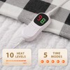 Homemate Electric Blanket Heated Throw - 50“x60“ Ultra Soft Cozy