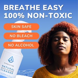 PURE Hypochlorous Acid Spray, Multi-Purpose Cleaner, Superior Shelf Life, 0% Bleach, 0% Alcohol, Food Contact Safe, Eliminate Non-Living Allergens, Remove Pet Odor, Clean Any Surface