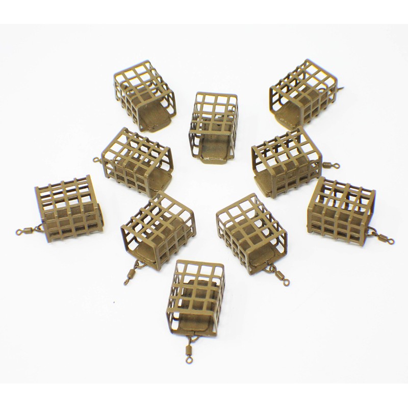 FLADEN Fishing - 10 x Wire Cage Swim FEEDERS Choose