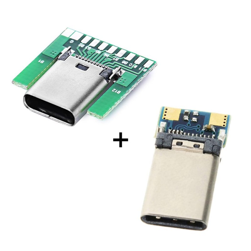 chenyang USB C DIY Connector USB 3.1 Type C 24Pin