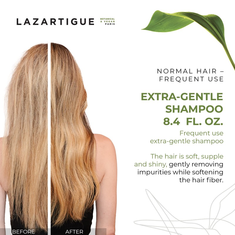 Lazartigue Extra-Gentle Shampoo For Women 8.4 oz Shampoo
