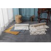 SHIKARA Organic Cotton Bathroom Rug, Luxury Non Slip Ultra Soft