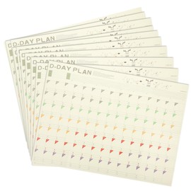 Ciieeo Daily Time Planning Sheets Learning Planner Countdown Student Charts Paper Planner Sheets Wedding Planner