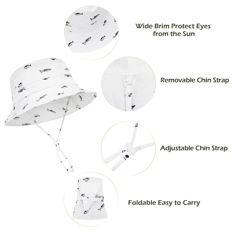 Durio Sun Hat Bucket Hats Wide Brim Summer Hat Sun