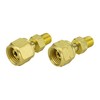 SÜA - Regulator/Torch to Hose Adaptors "B" 9/16"-18 to "A"